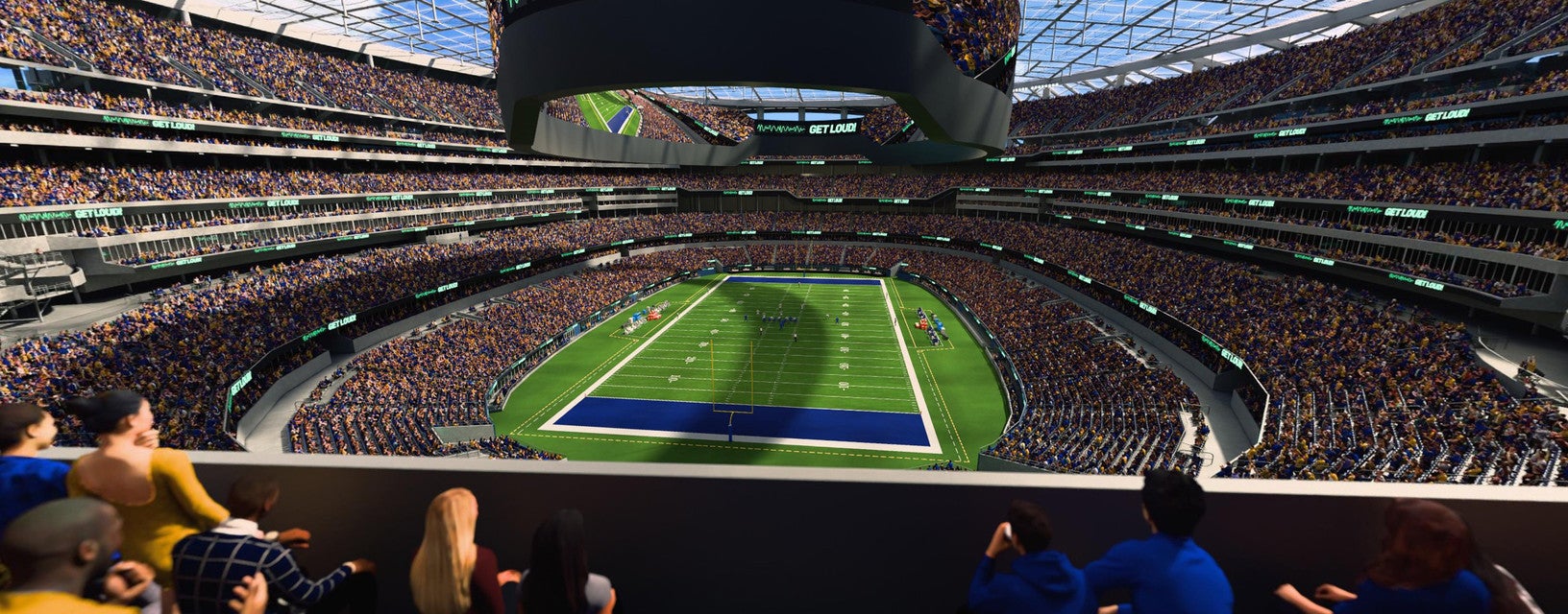 Seat view from 300 Level