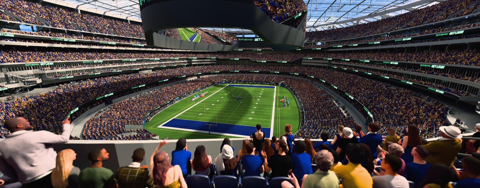 Seat view from 300 Level