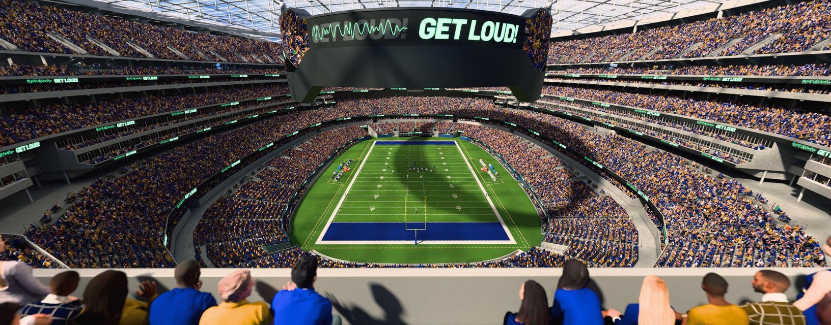 Seat view from 400 Level