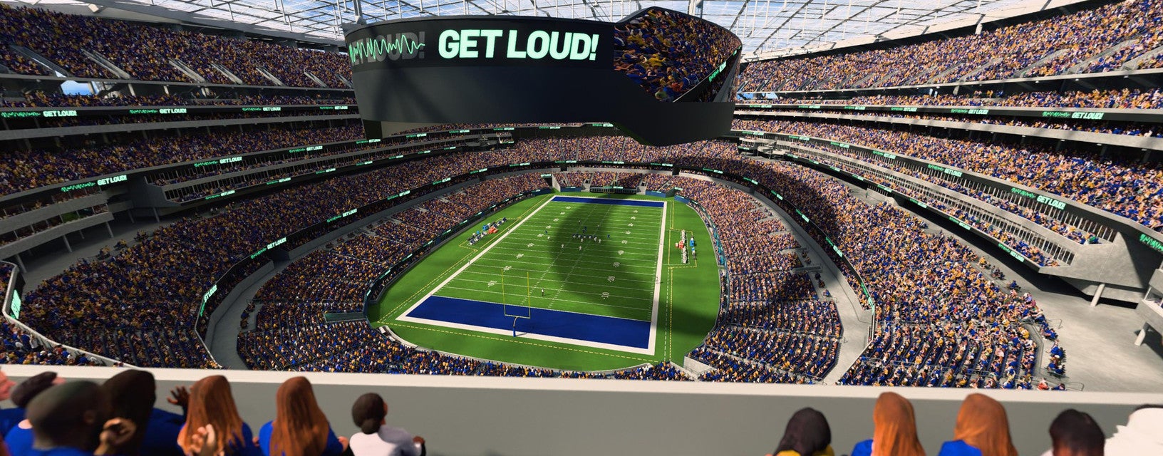 Seat view from 400 Level