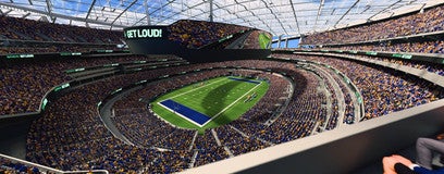 Seat view from 400 Level