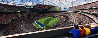 Seat view from 400 Level