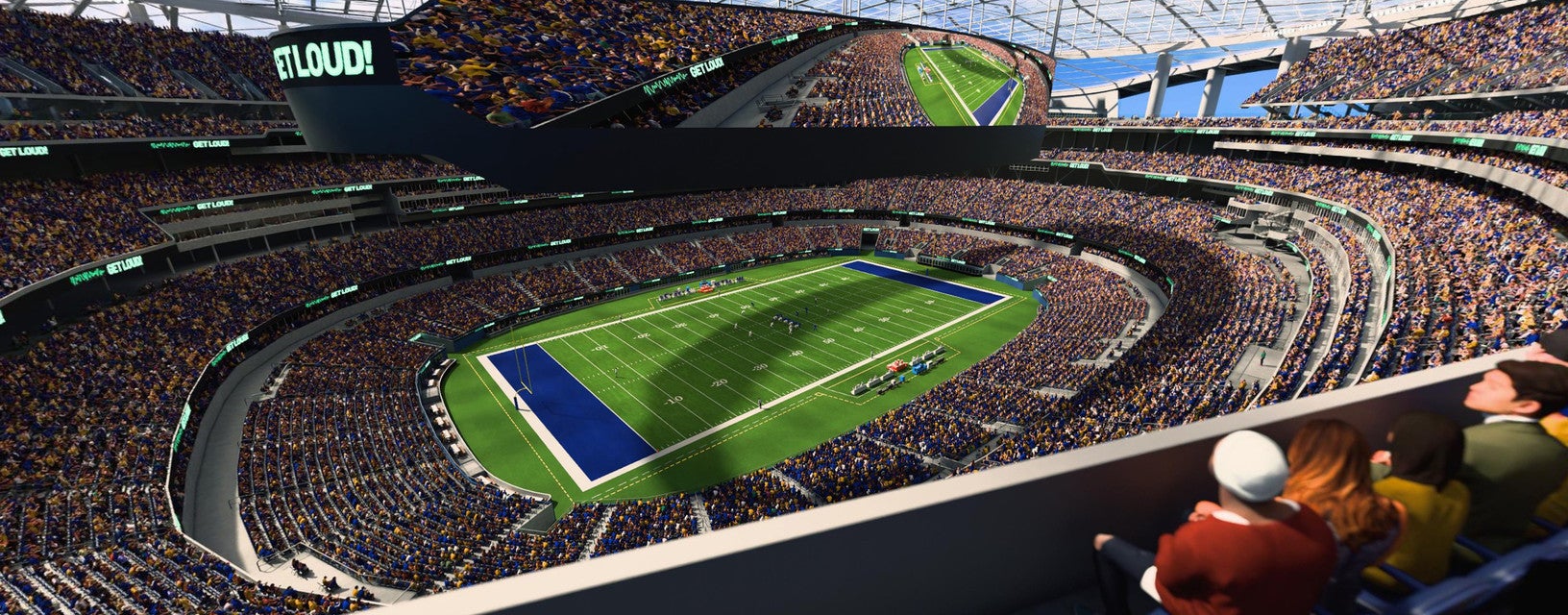 Seat view from 400 Level
