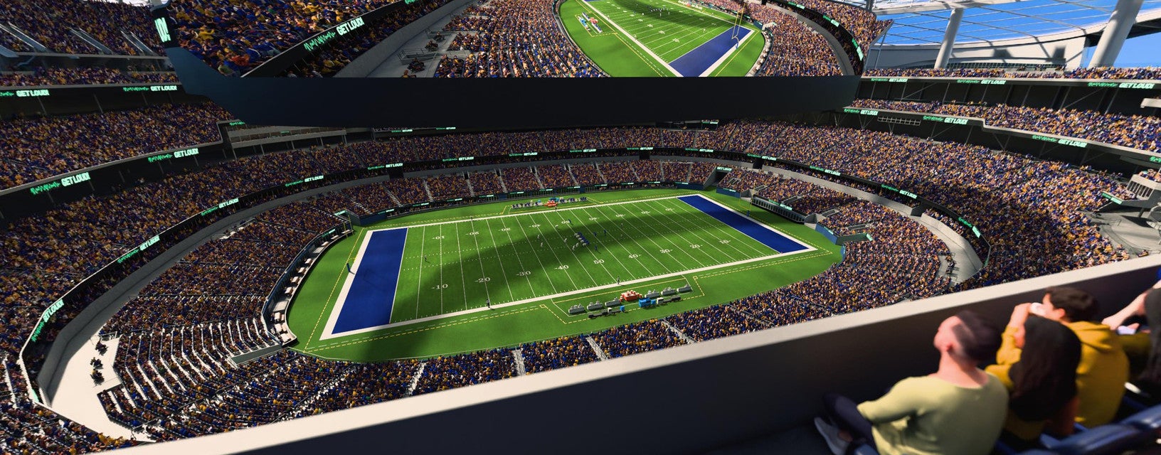 Seat view from 400 Level