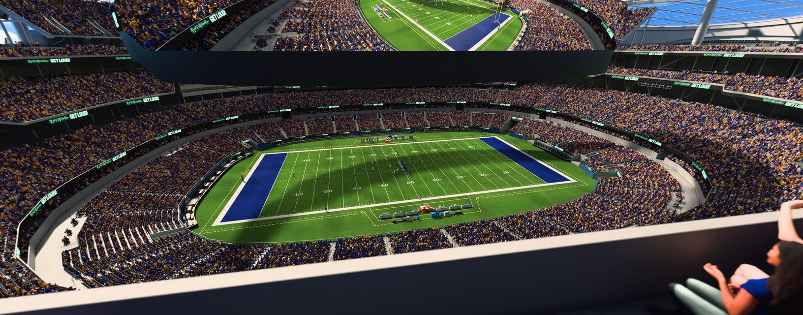 Seat view from 400 Level