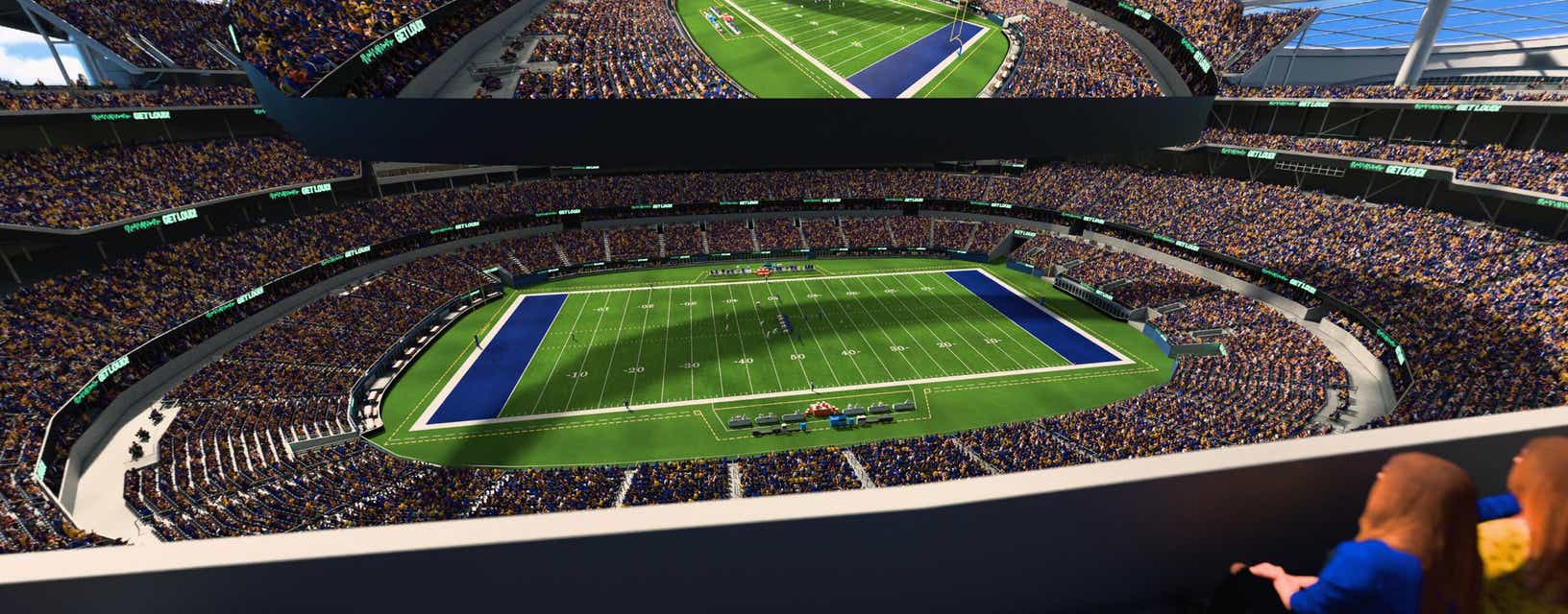 Seat view from 400 Level