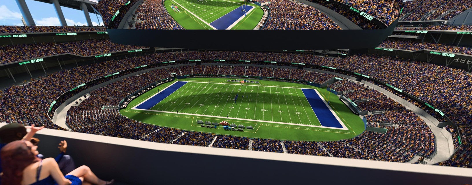 Seat view from 400 Level