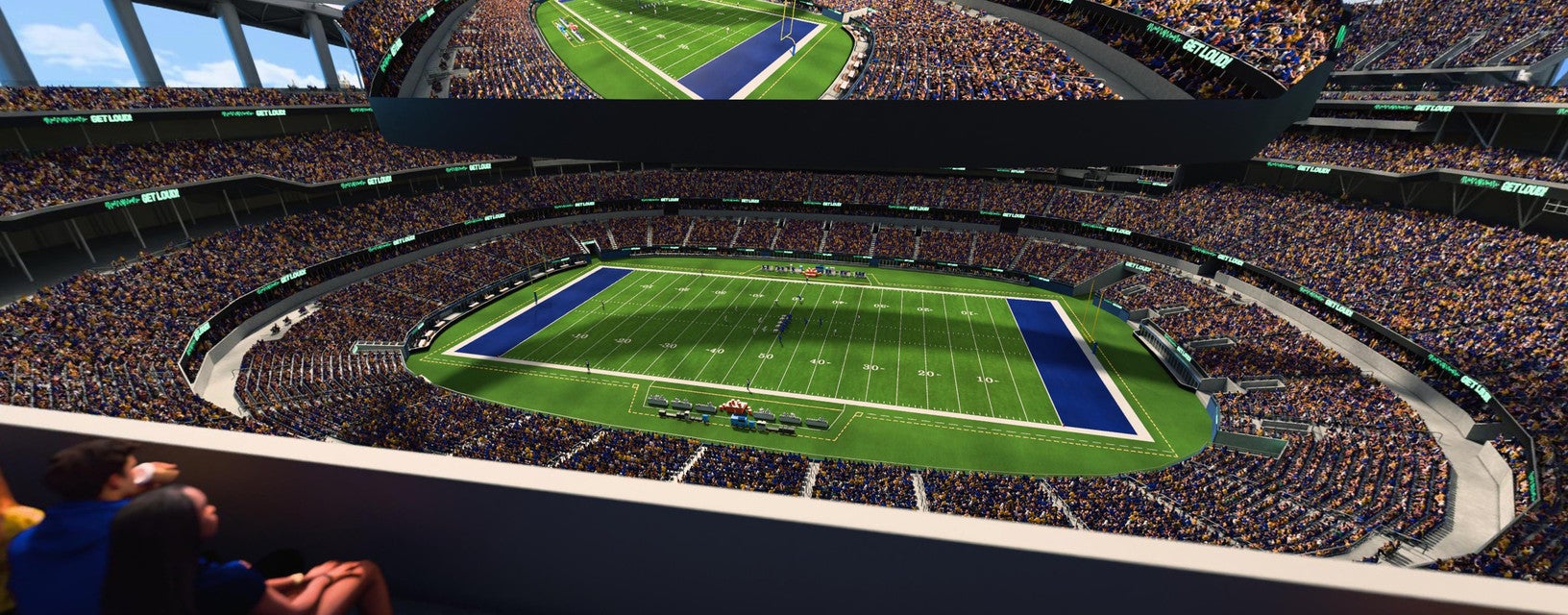 Seat view from 400 Level