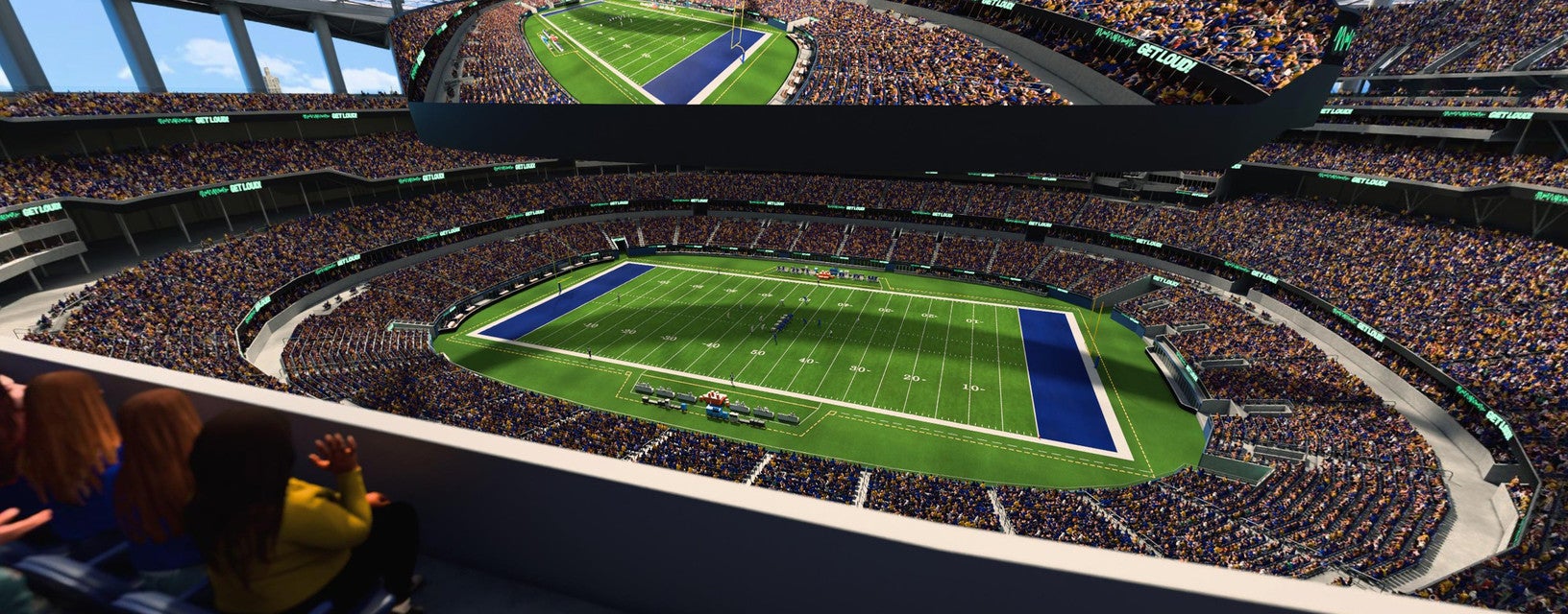 Seat view from 400 Level