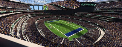 Seat view from 400 Level