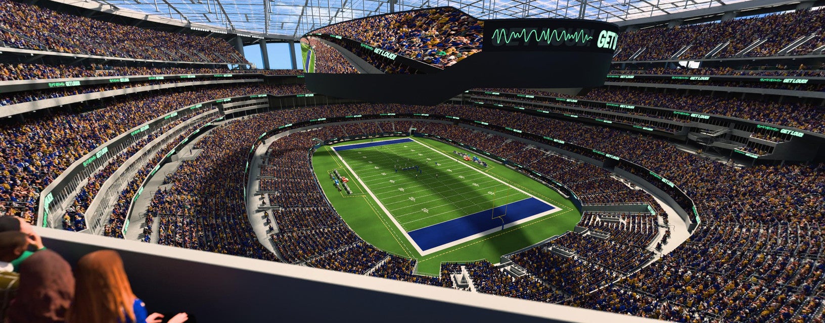 Seat view from 400 Level