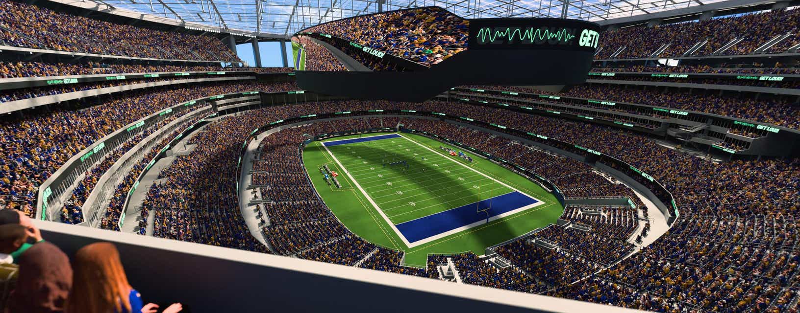 Seat view from 400 Level