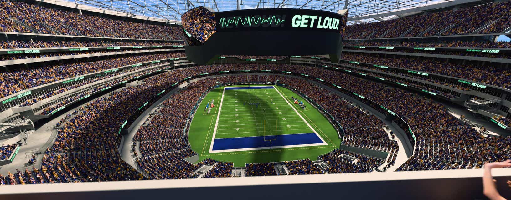 Seat view from 400 Level