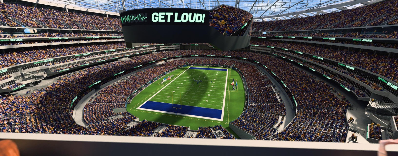 Seat view from 400 Level