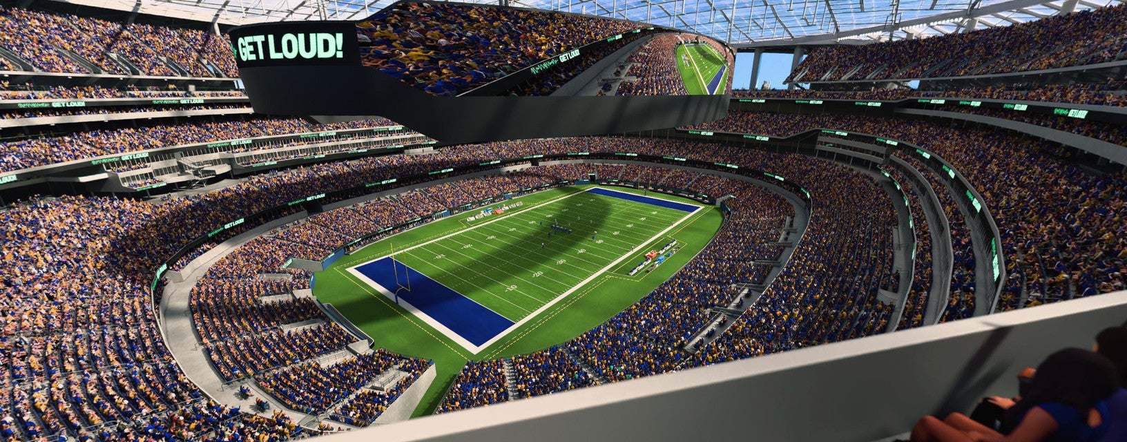 Seat view from 400 Level