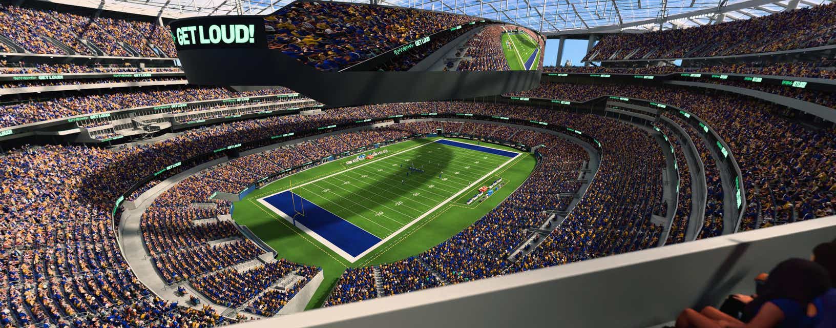 Seat view from 400 Level