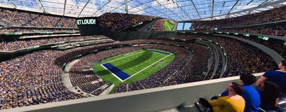 Seat view from 400 Level