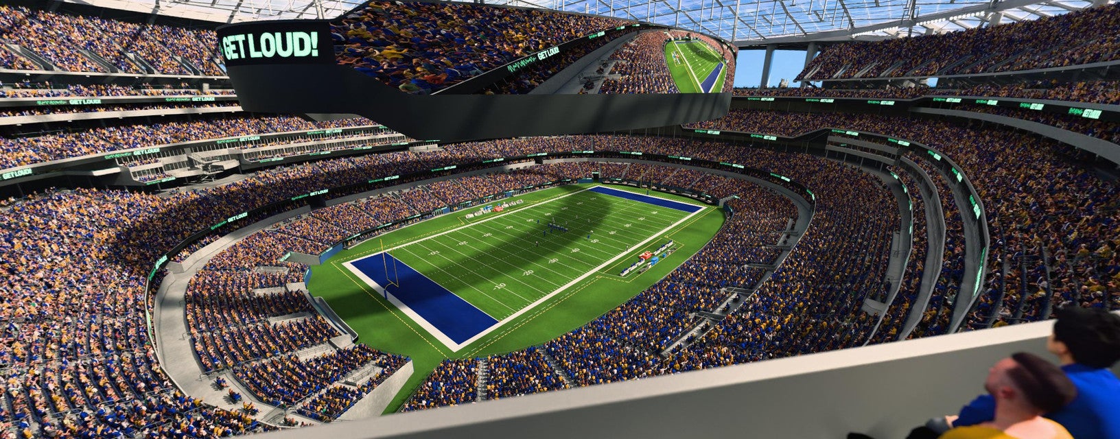 Seat view from 400 Level