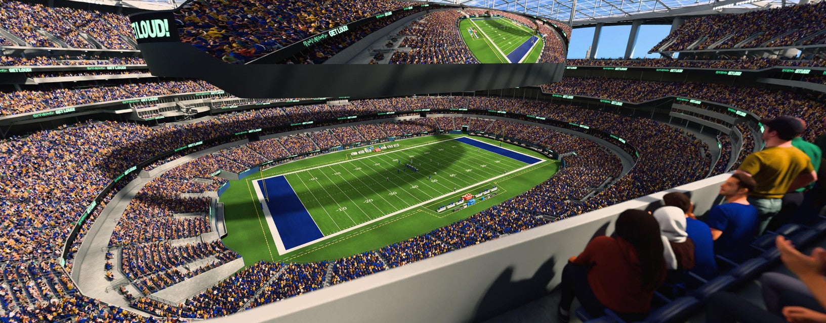 Seat view from 400 Level