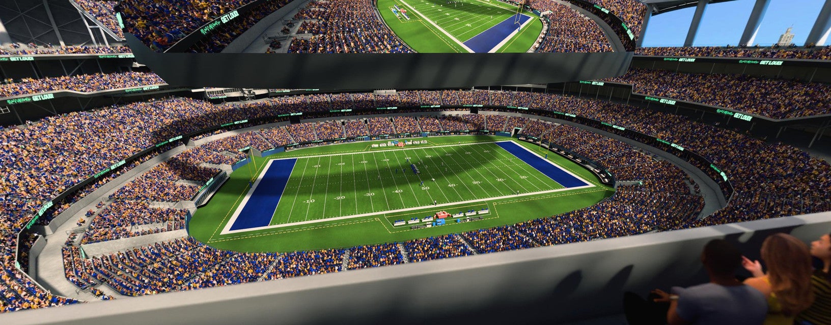 Seat view from 400 Level