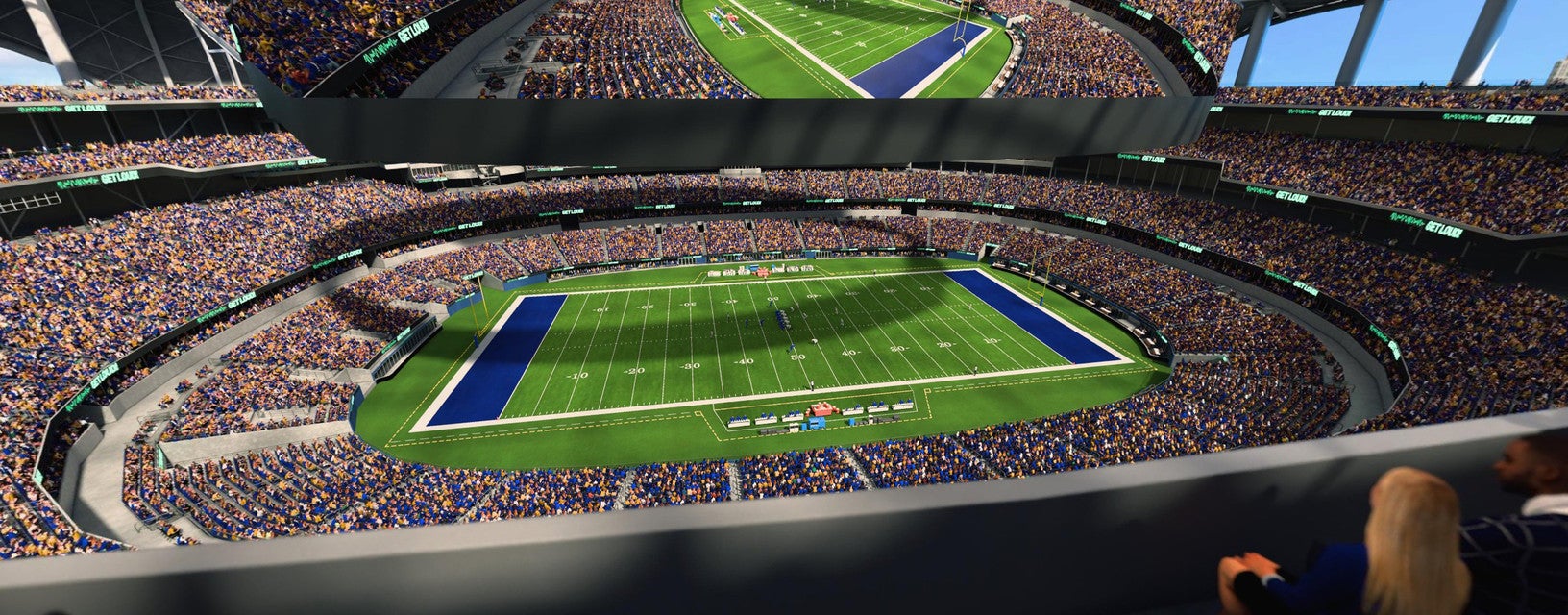 Seat view from 400 Level