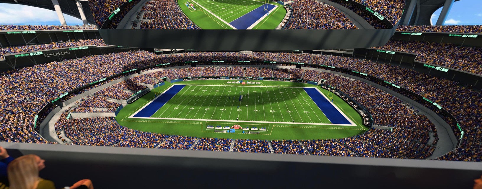 Seat view from 400 Level