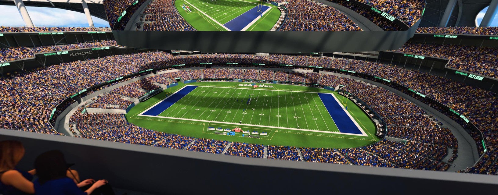 Seat view from 400 Level