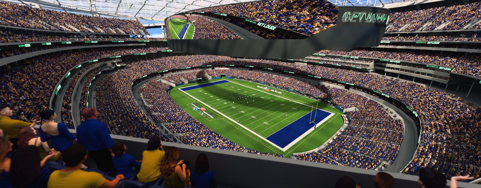 Seat view from 400 Level