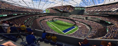 Seat view from 400 Level