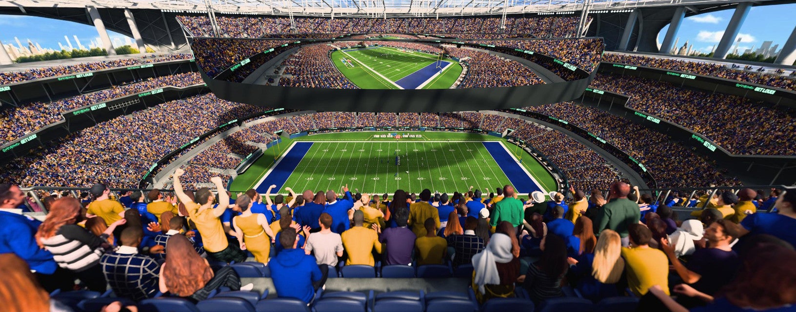 Seat view from 500 Level
