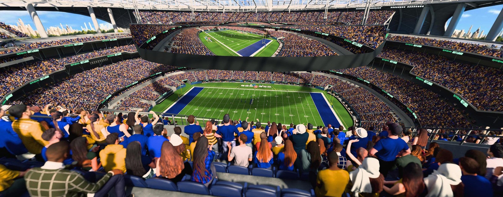 Seat view from 500 Level
