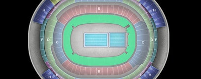Seat view from Zone A