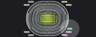 Seat view from Casino Parking