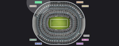 Seat view from Forum Parking