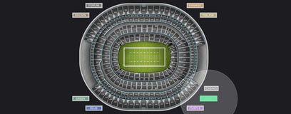 Seat view from Pink Zone