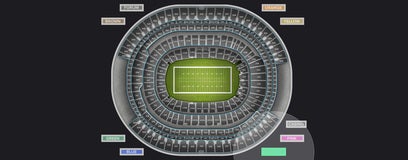 Seat view from Purple Zone