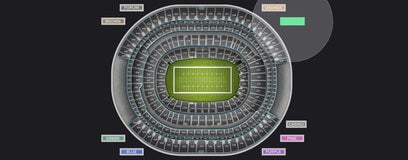 Seat view from Yellow Zone