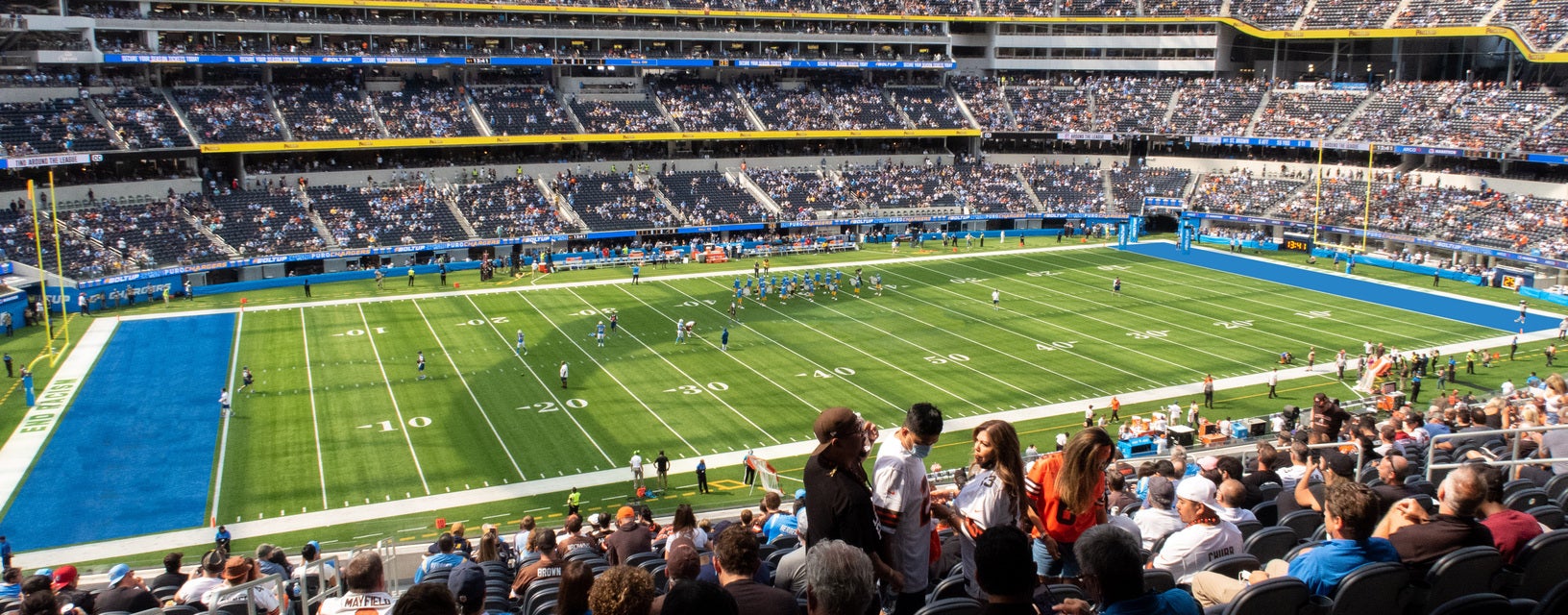 Seat view from 200 Club Sideline