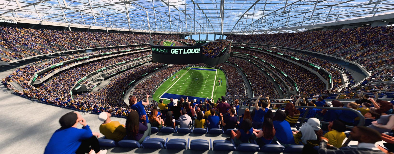 Seat view from 500 Level Endzone