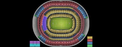 Seat view from Middle Endzone