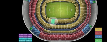 Seat view from Club