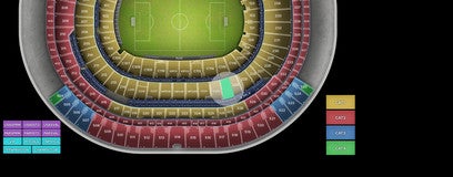 Seat view from Club