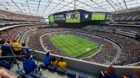 Seat view from Loge