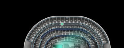 Seat view from Loge