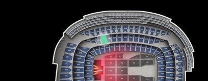Seat view from Club