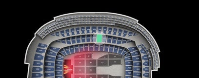 Seat view from Club