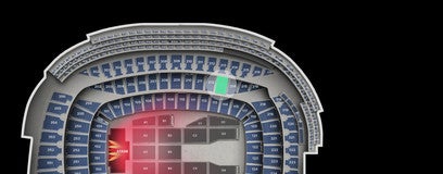 Seat view from Club