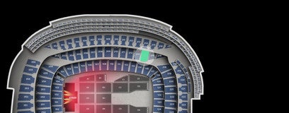 Seat view from Club