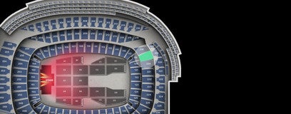 Seat view from Club