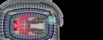 Seat view from Club